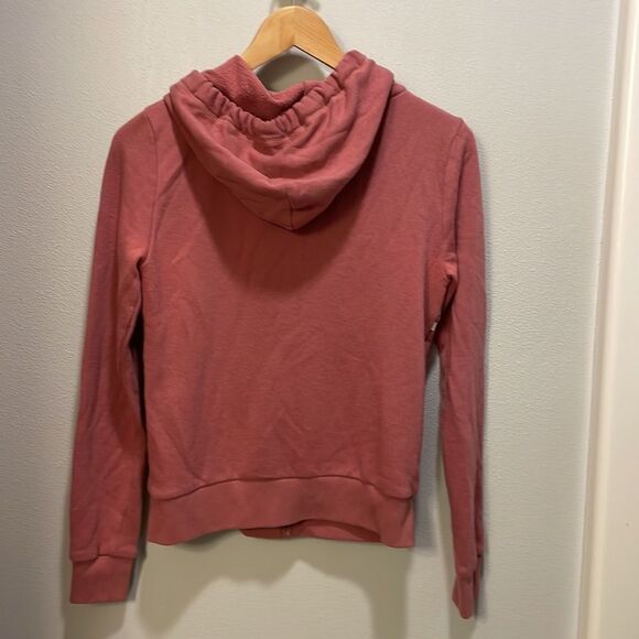 PINK Woman’s Dusty Rose Zip Up Sweatshirt - Picture 9 of 9